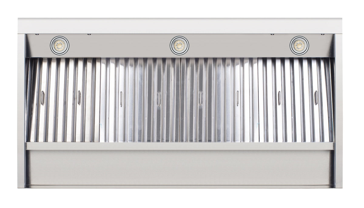 Ventilasjonshette for veggmontering, 1200x630x457 mm – bilde 6