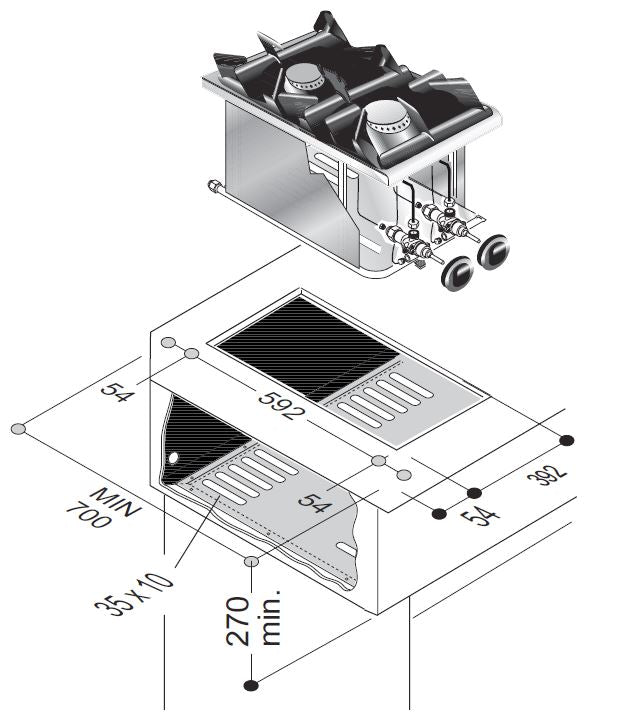 Gassori 2 bu. 7kw