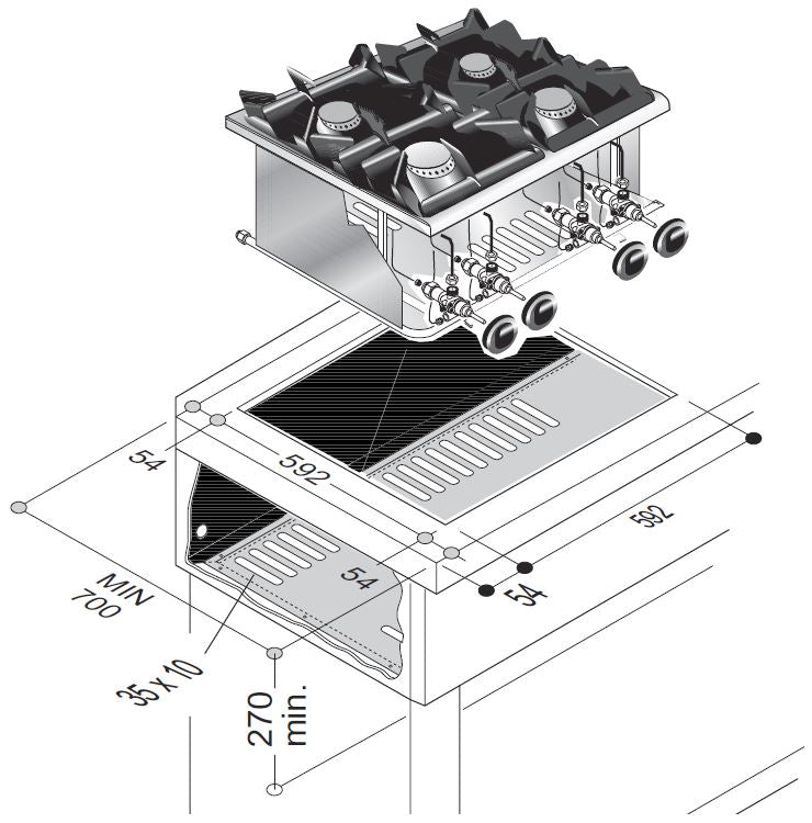 Gassori 4 bu. 14kw