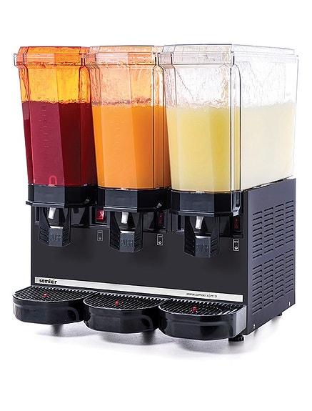 TRIPPEL JUICE - SAFT - AYRAN DISPENSER MED RØREVERK