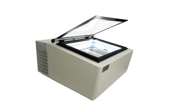 Benkeplate modell isskjerm hvitt åpner på kundeside