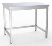Arbeidsbord med åpen ramme - 600 dybde, 1400x600x900 mm