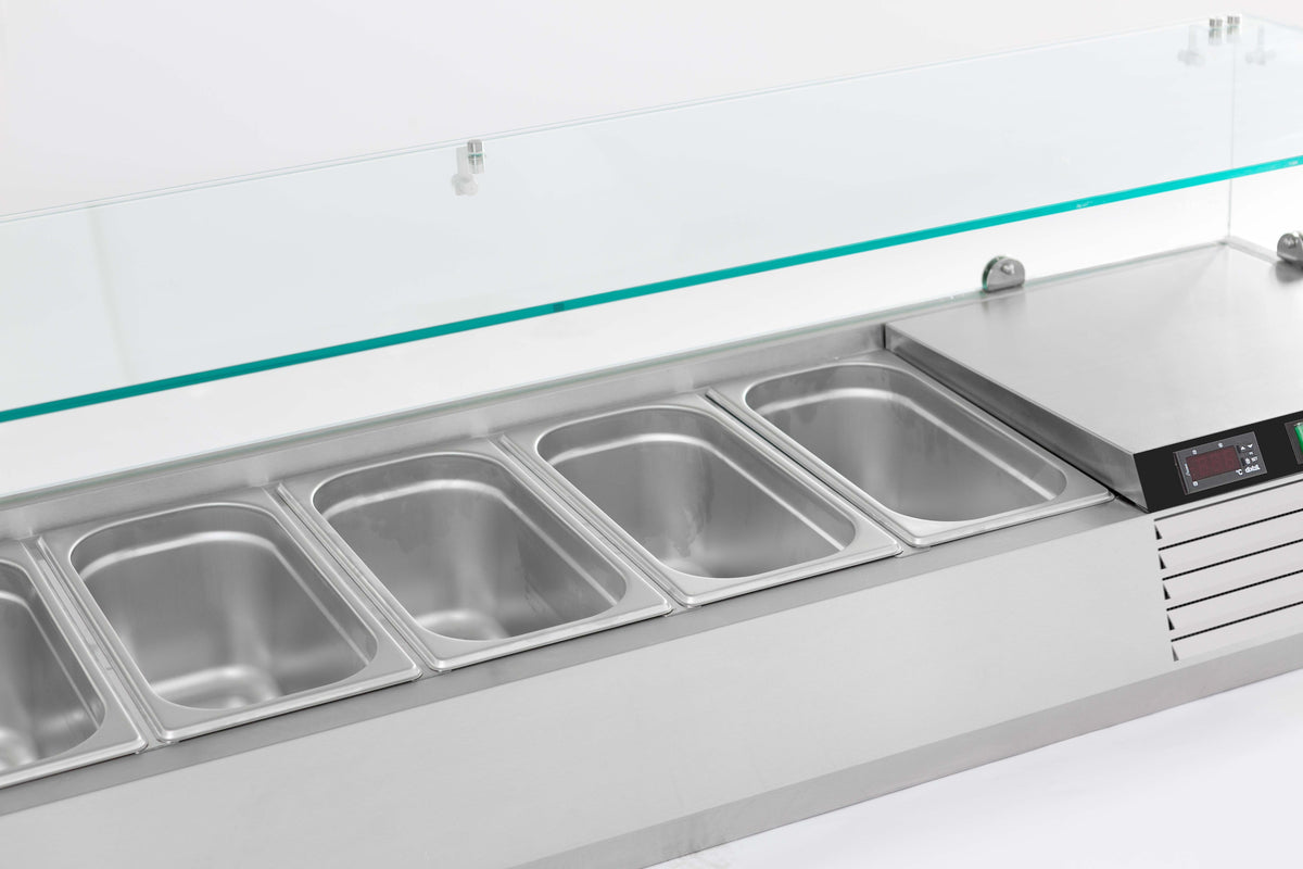 Kjølt overbygg 9x GN 1/3, 2000x395x435 mm – bilde 6