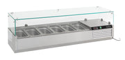 Kjølt overbygg 6x GN 1/3, 1400x395x435 mm