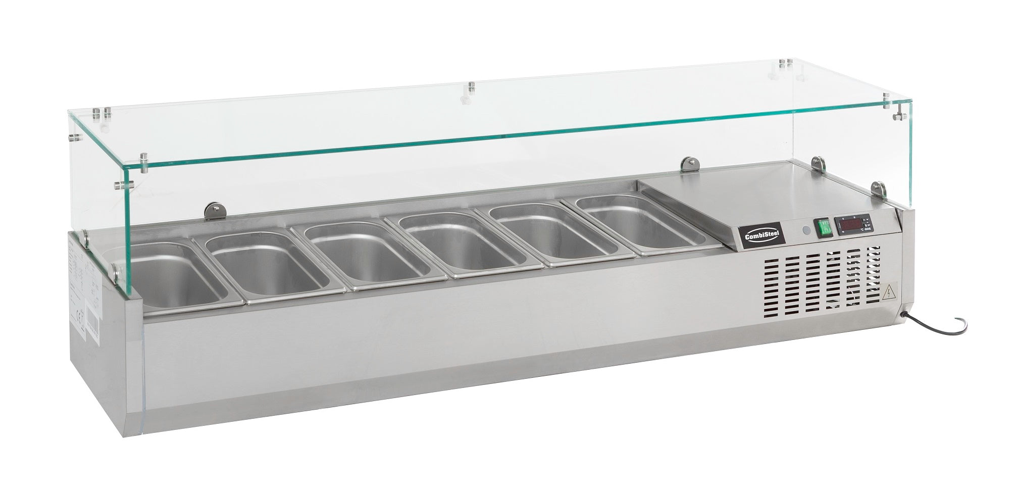 KJØLT BENKEPLATE 1/4 GN x 6 1400(B)X335(D)X435(H)X(L)