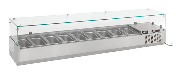 Kjølt benkeplate 1/3 gn x 9