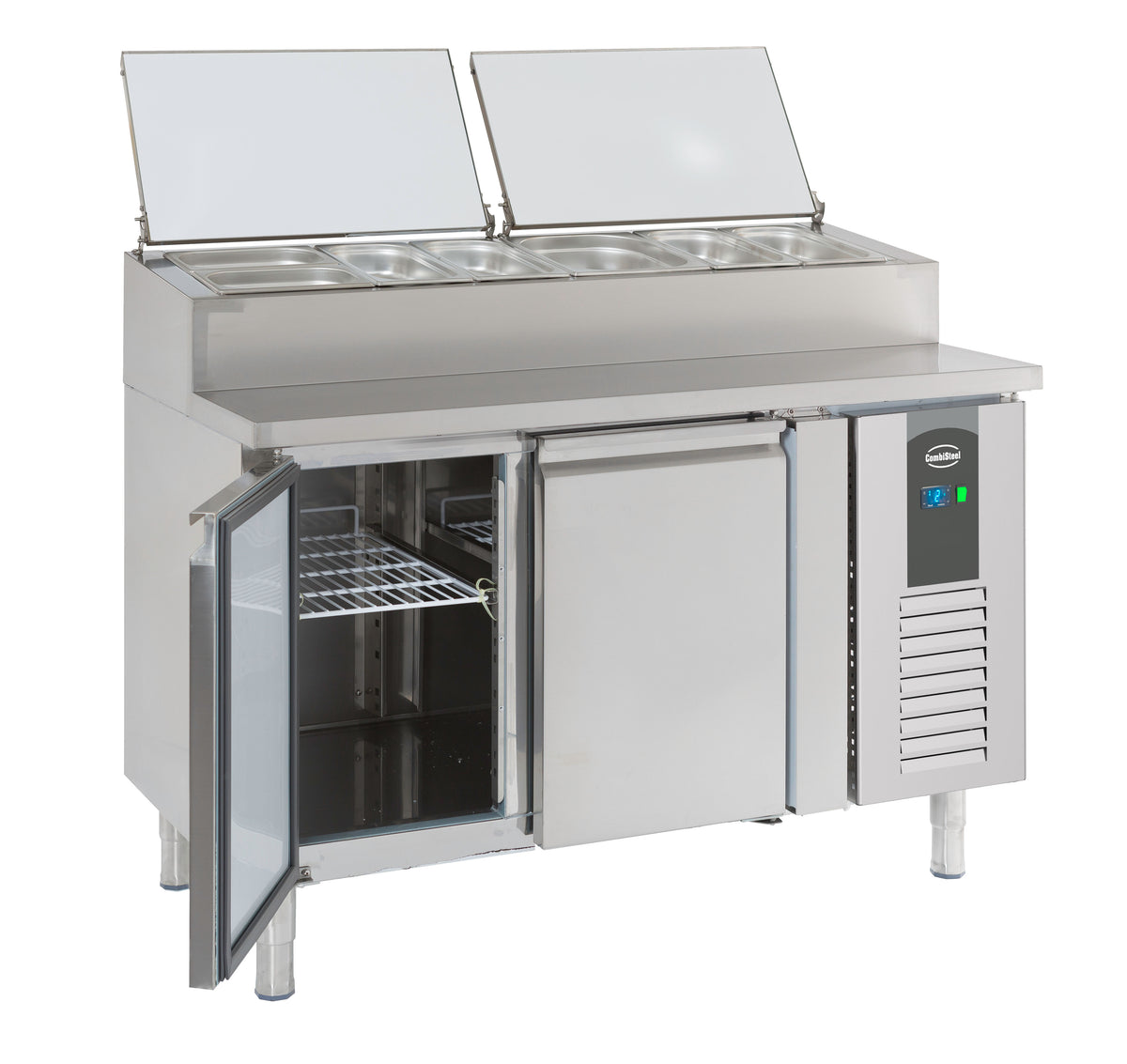 Saladette Standard Line, 2 dører, 6x GN 1/3, 1360x700x1085 mm – bilde 8