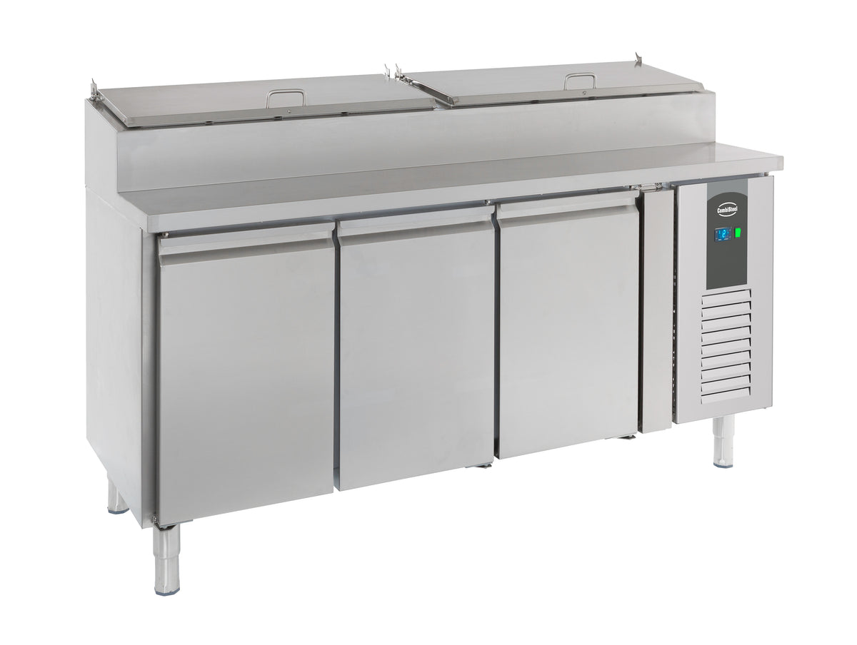 Saladette Standard Line, 3 dører, 8x GN 1/3, 1795x700x1085 mm