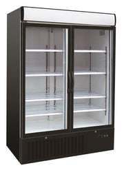 Fryseskap 2 glassdører, 1210x700x1990 mm