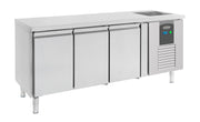 Kjølebenk Standard Line med kum, 3 dører, 2020x700x960 mm