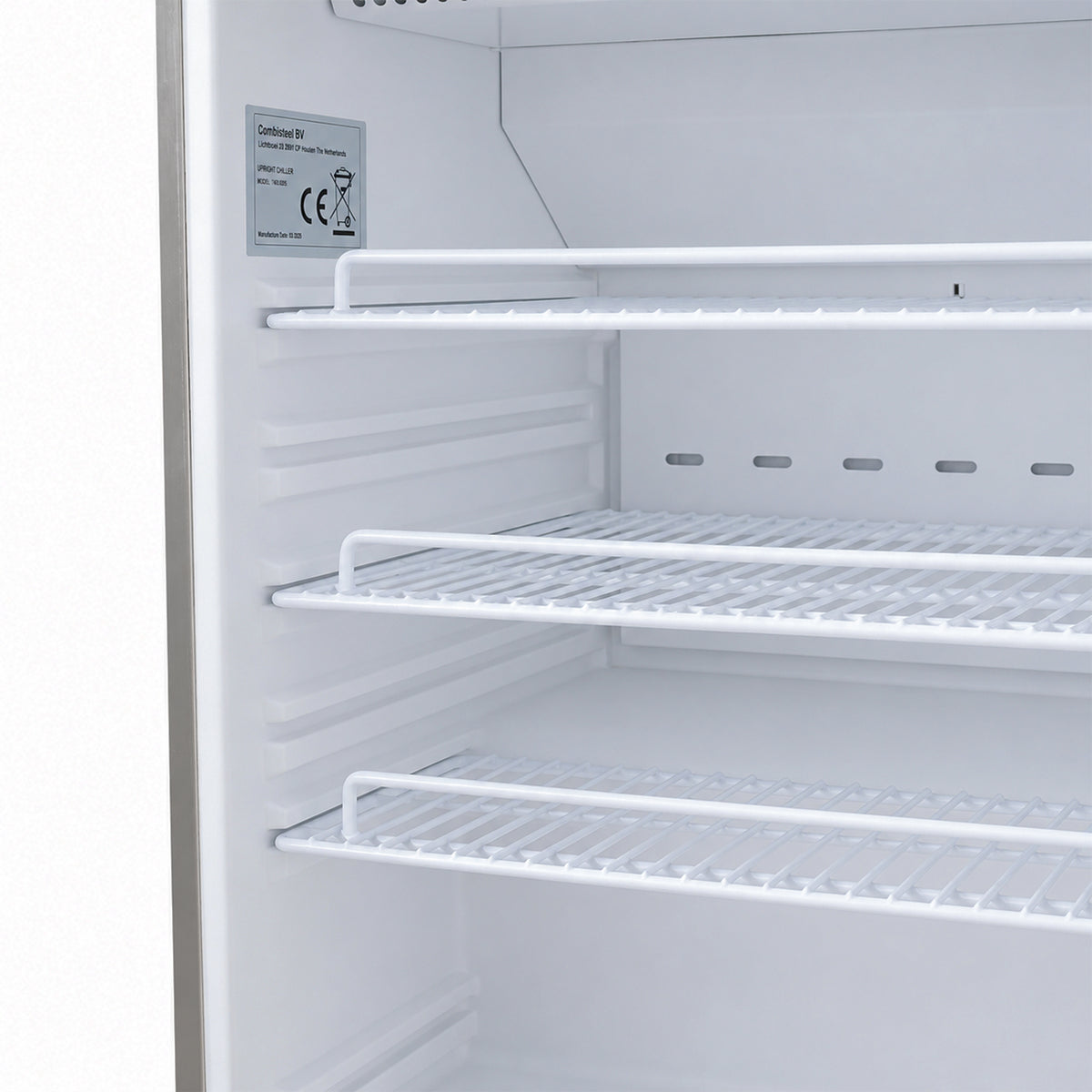 Kjøleskap i rustfritt stål, 1 dør, 600x585x845 mm – bilde 7
