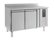 Kjølebenk Standard Line med bakkant, 2 dører, 1360x700x850 mm