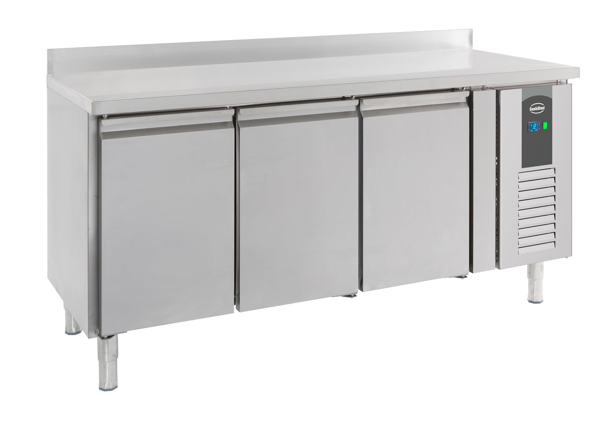 Kjølebenk Standard Line med bakkant, 3 dører, 1795x700x850 mm