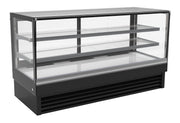 Kjøledisk med rett glass, 2000x680x1200 mm