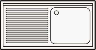 600,- vankens hylle flatpakket 1 høyre 1200,-
