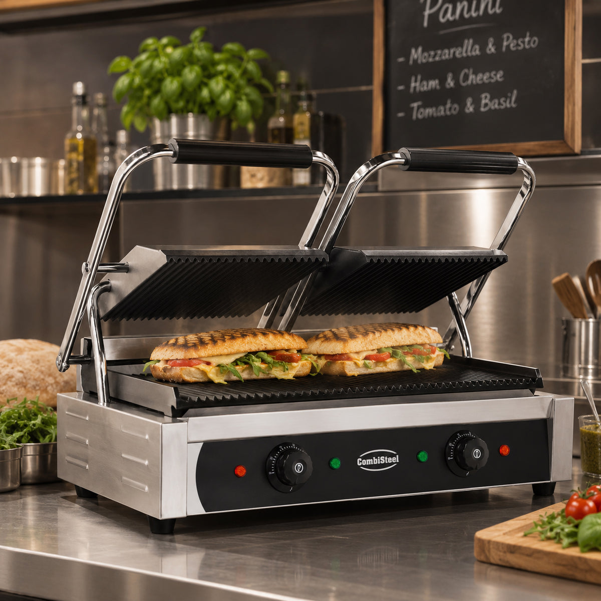Kontaktgrill dobbel, 580x410x190 mm – bilde 9