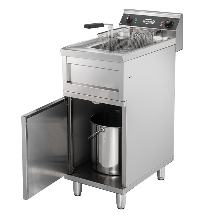 Elektrisk frityrkoker 1x12L, 6 kW, 400x700x850 mm – bilde 4