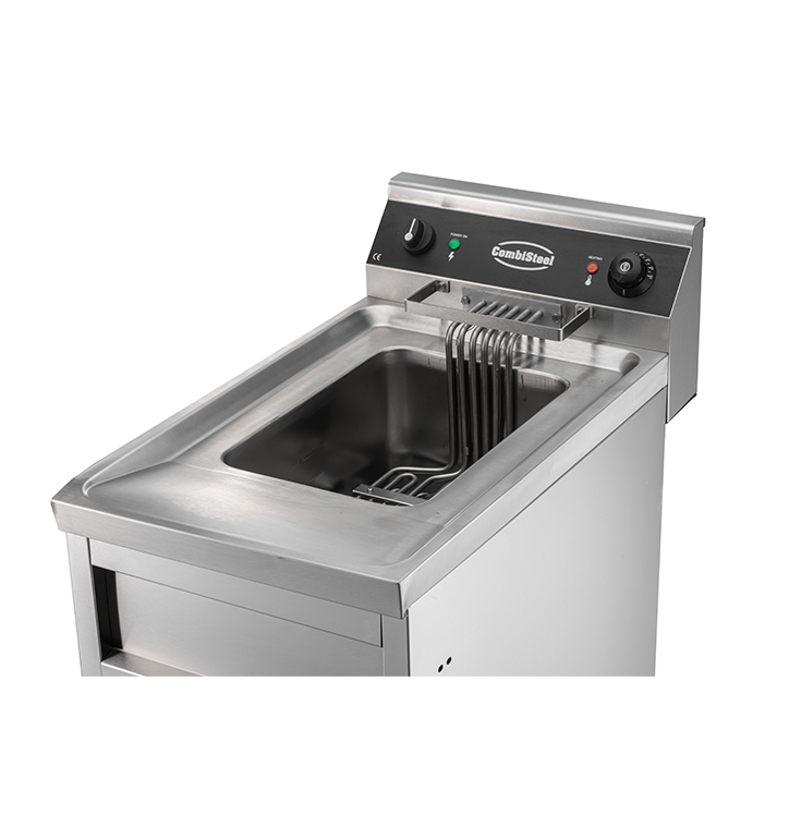 Elektrisk frityrkoker 1x12L, 6 kW, 400x700x850 mm – bilde 5
