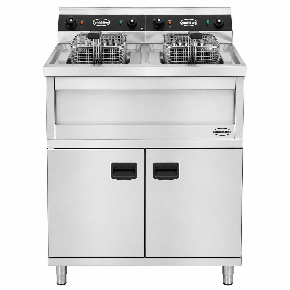 Elektrisk frityrkoker 2x12L, 2x6 kW, 800x700x850 mm – bilde 3