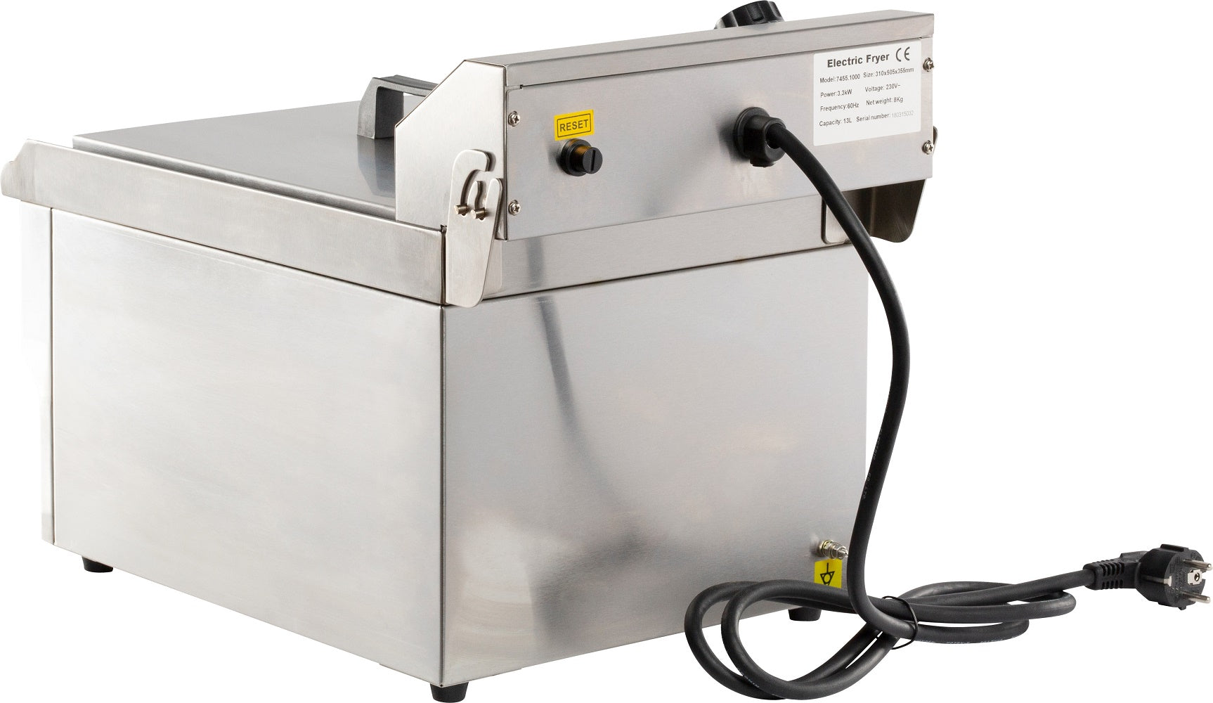 Elektrisk betnkfriteker 1x8 l