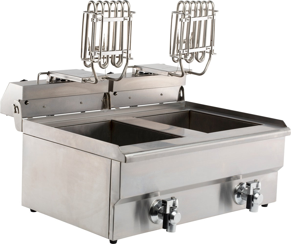 Elektrisk bordfrityrkoker 2x8L, 630x505x355 mm – bilde 8