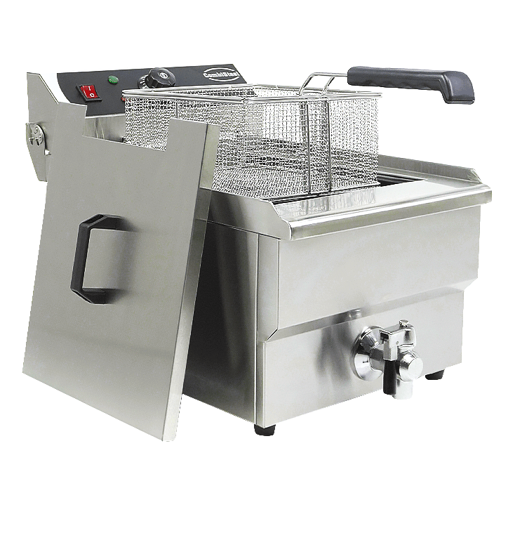 Elektrisk bordfrityrkoker 1x10L, 340x560x380 mm – bilde 7