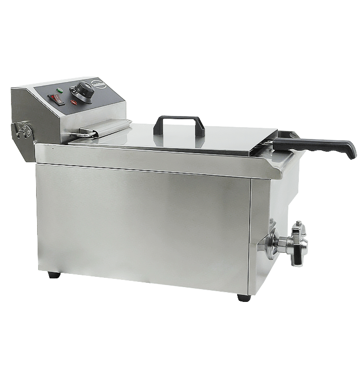 Elektrisk bordfrityrkoker 1x10L, 340x560x380 mm – bilde 8