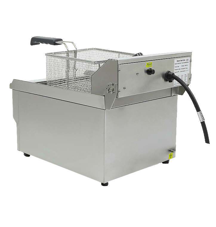 Elektrisk bordfrityrkoker 1x10L, 340x560x380 mm – bilde 9