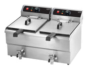 Elektrisk bordfrityrkoker 2x10L, 690x560x380 mm