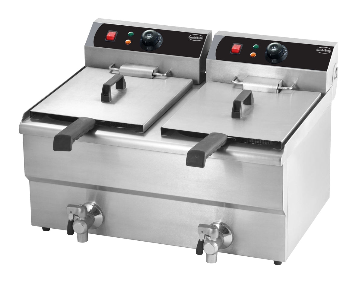 Elektrisk disk frityrkoker 2X10 L