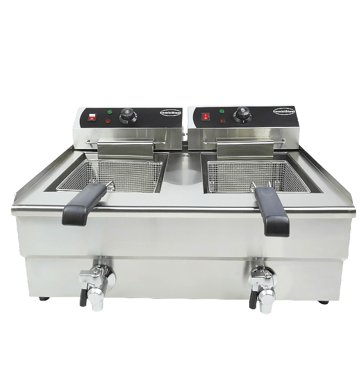 Elektrisk bordfrityrkoker 2x10L, 690x560x380 mm – bilde 10