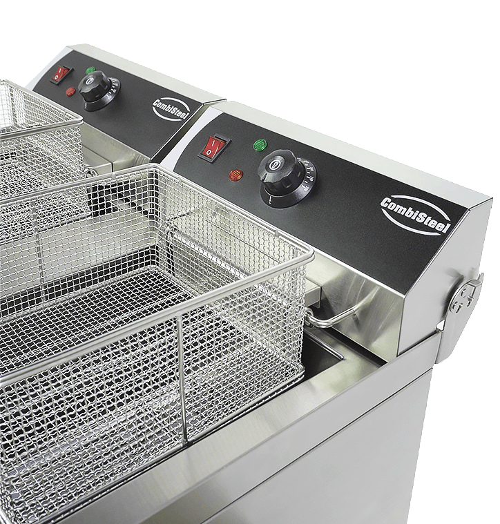 Elektrisk bordfrityrkoker 2x10L, 690x560x380 mm – bilde 13