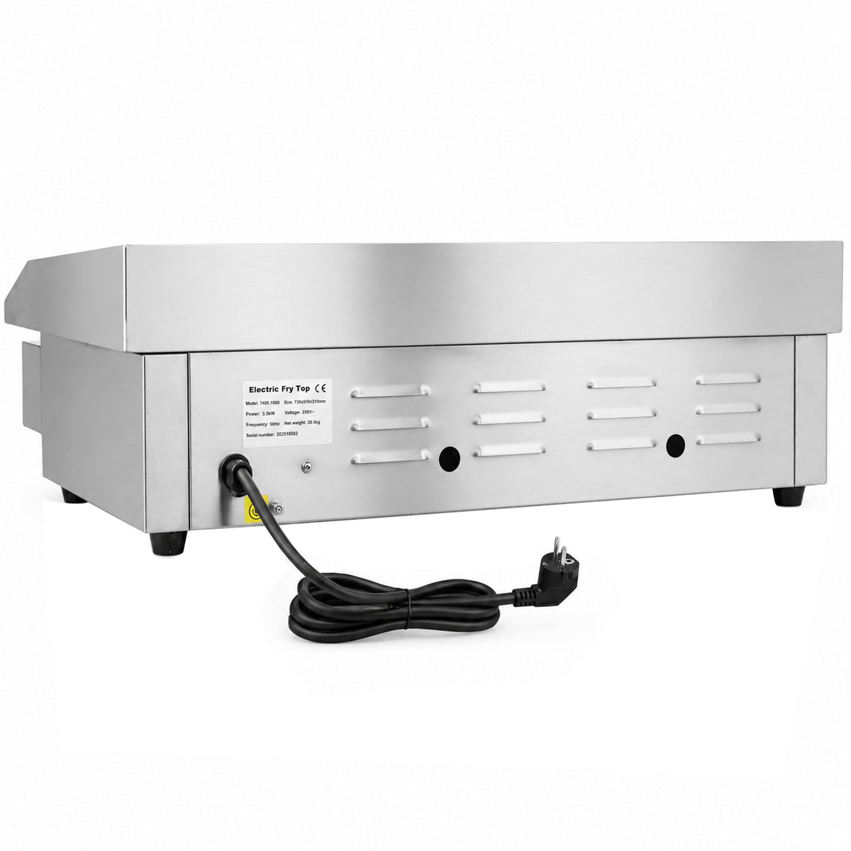 Elektrisk stekeplate, 730x510x230 mm – bilde 10