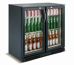 Backbar cooler sort 2 dører