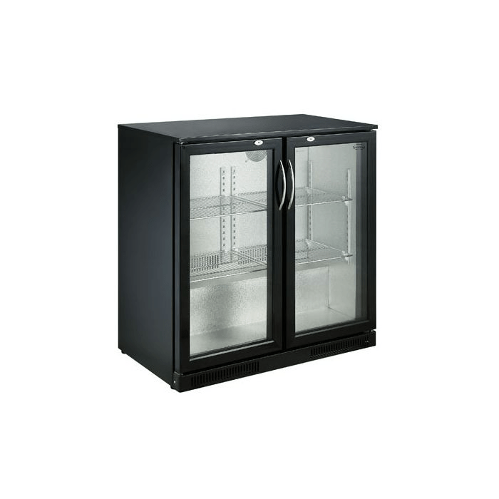 Barkjøleskap 2 dører, sort, 900x500x900 mm – bilde 5