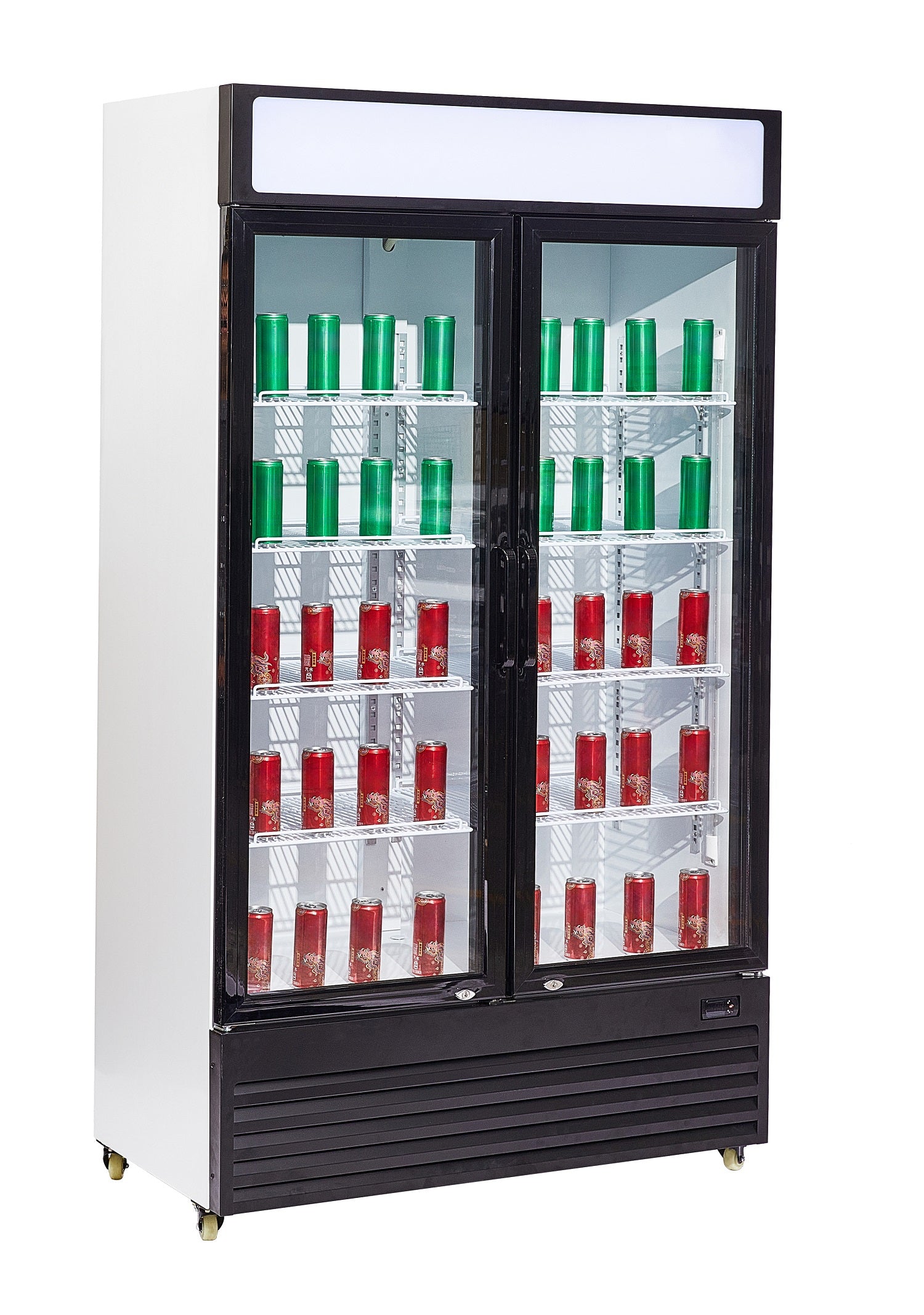 Kjøleskap 2 glassdører bez-750 gd