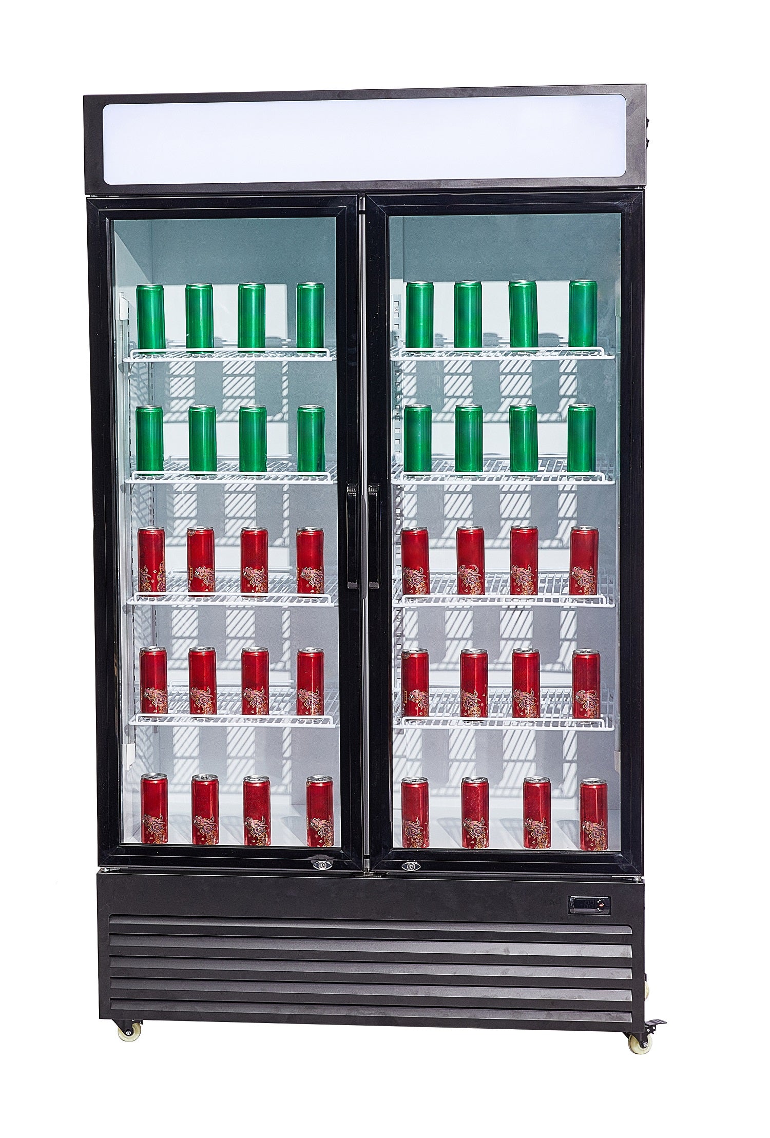 Kjøleskap 2 glassdører bez-750 gd