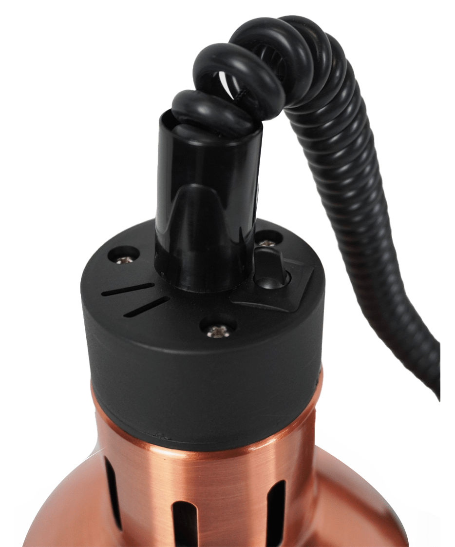 Teleskopisk varmelampe CH-02, rød bronse – bilde 9