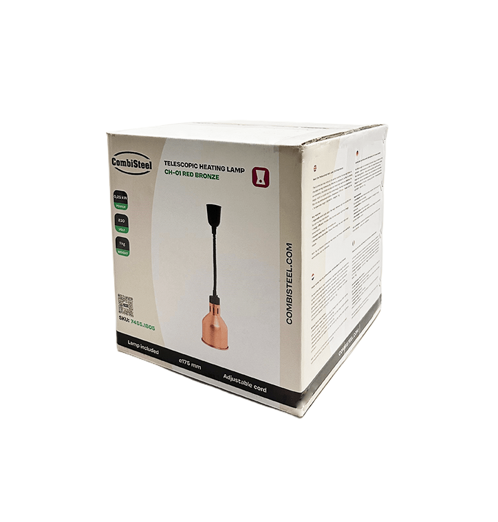 Teleskopisk varmelampe CH-01, rød bronse – bilde 4