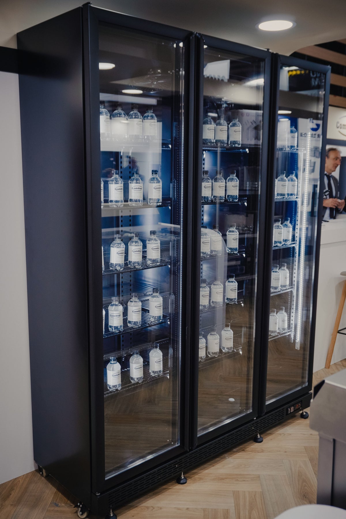 Kjøleskap 3 glassdører NAP-1200, sort, 1600x600x2100 mm – bilde 18