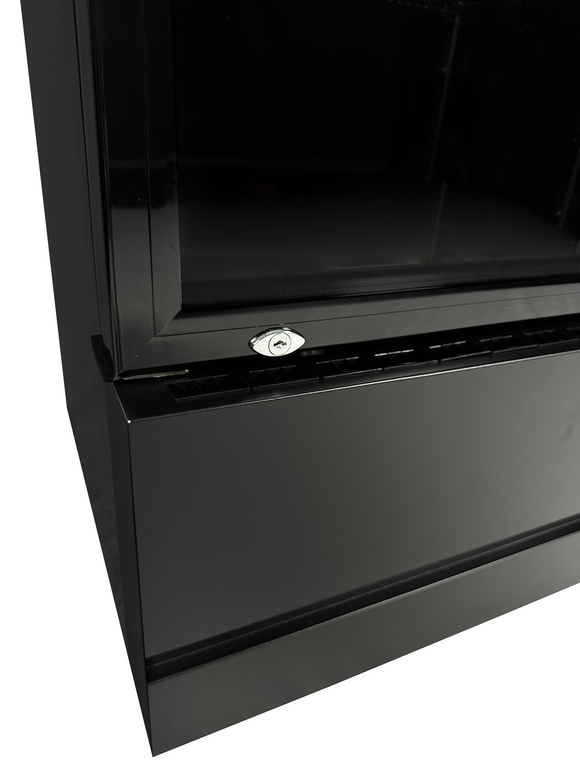 Kjøleskap glassdør fcu-370 bl