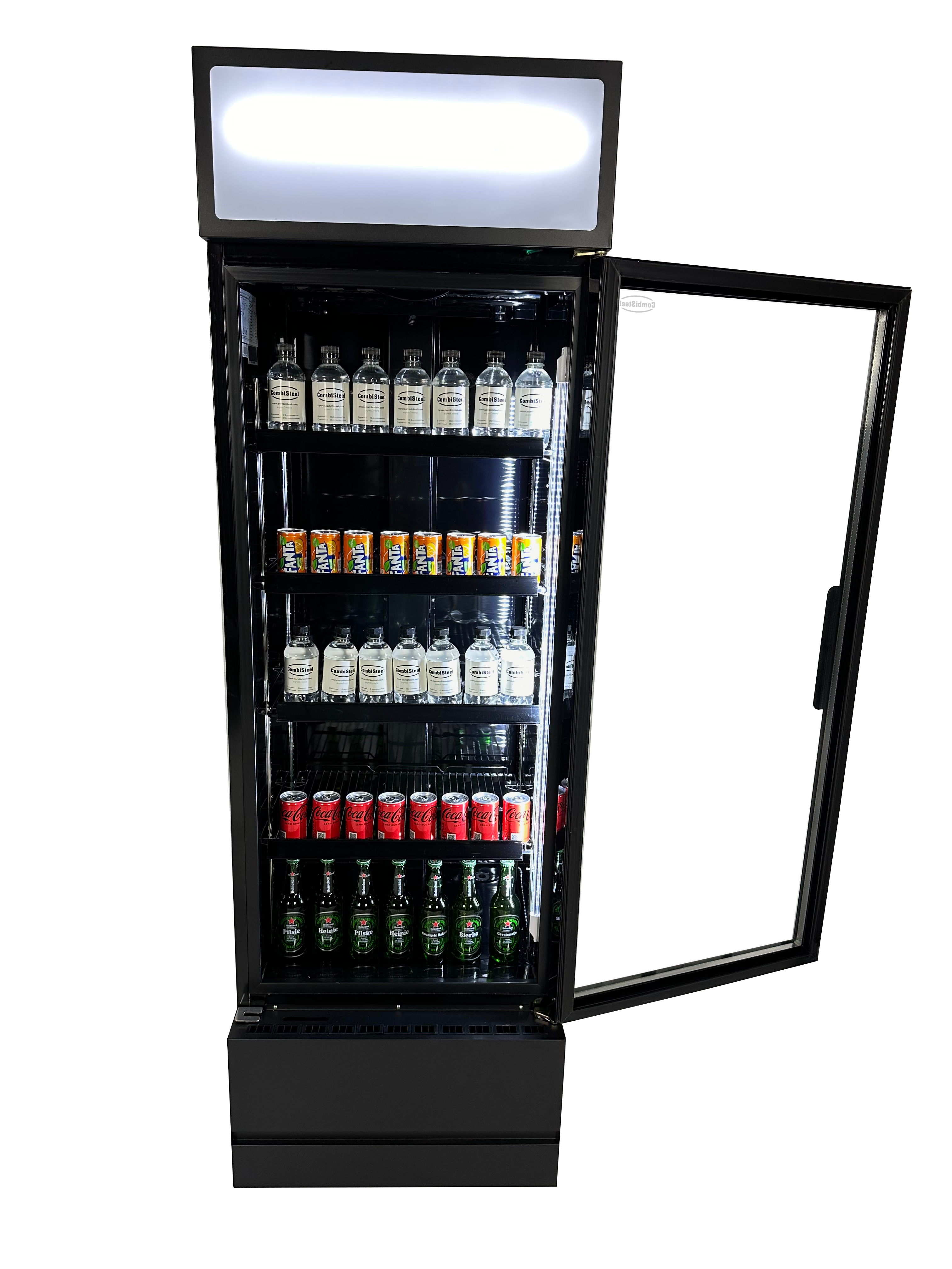 Kjøleskap glassdør fcu-370 bl