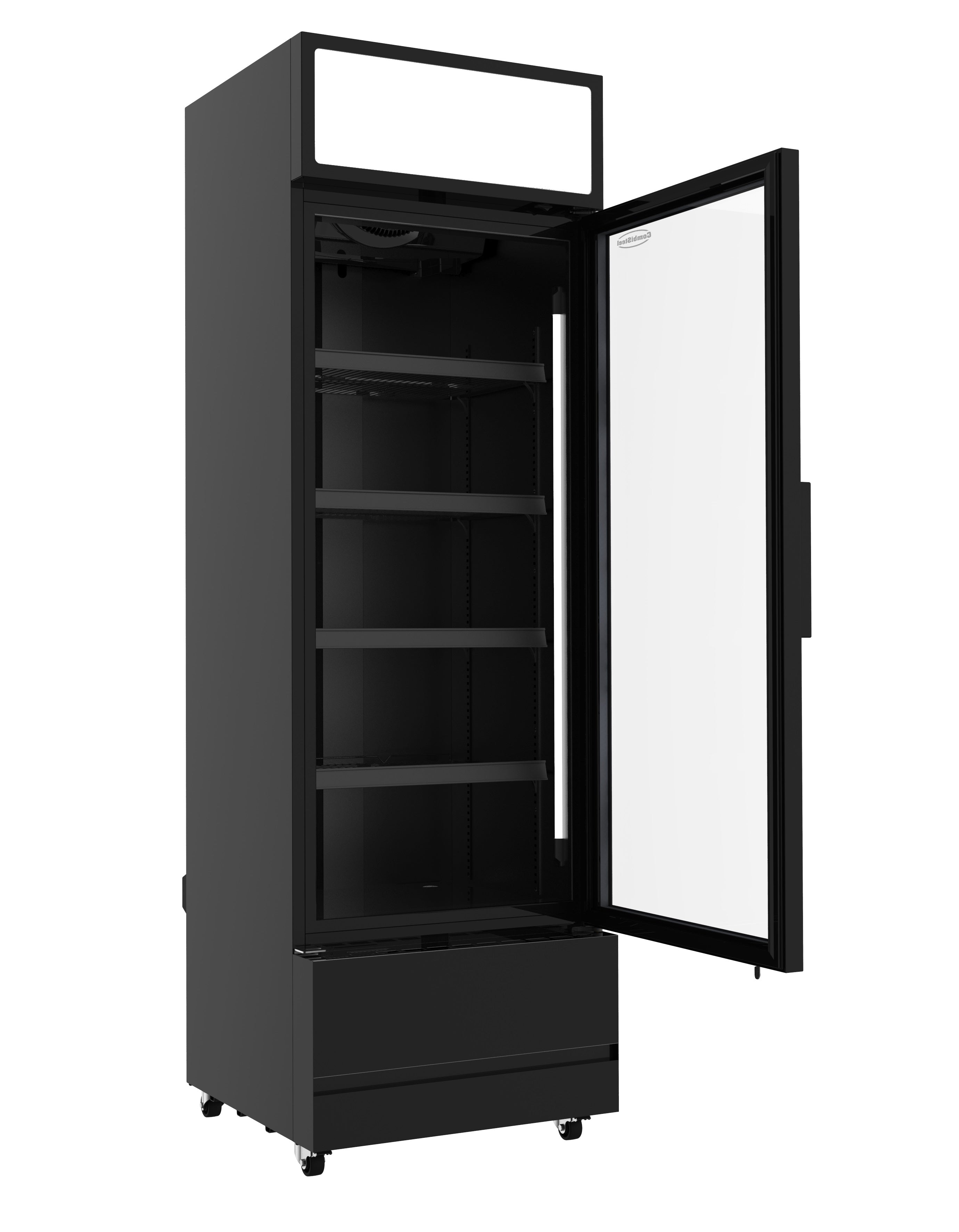 Kjøleskap glassdør fcu-370 bl