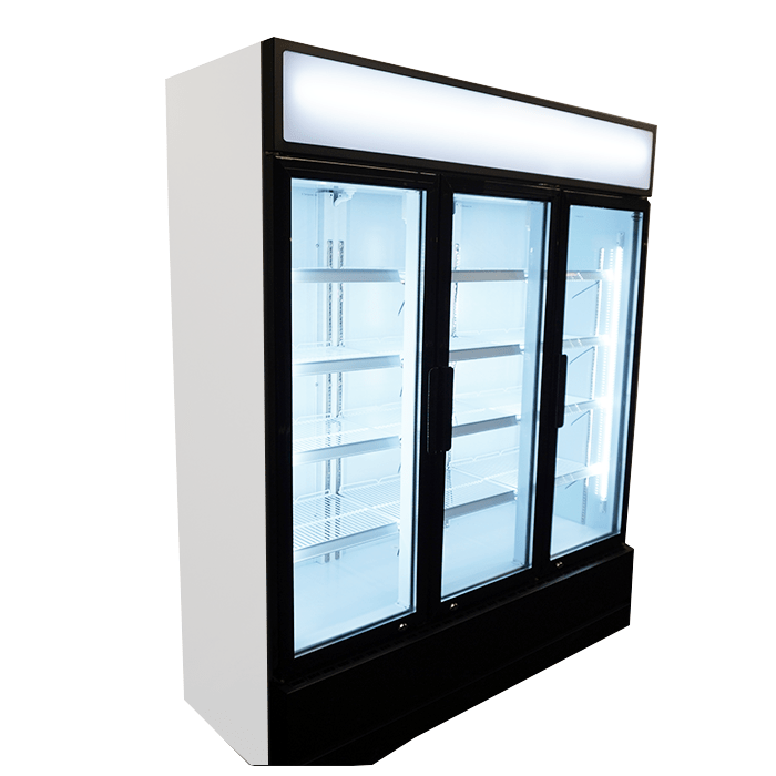 Kjøleskap 3 glassdører fcu-1200