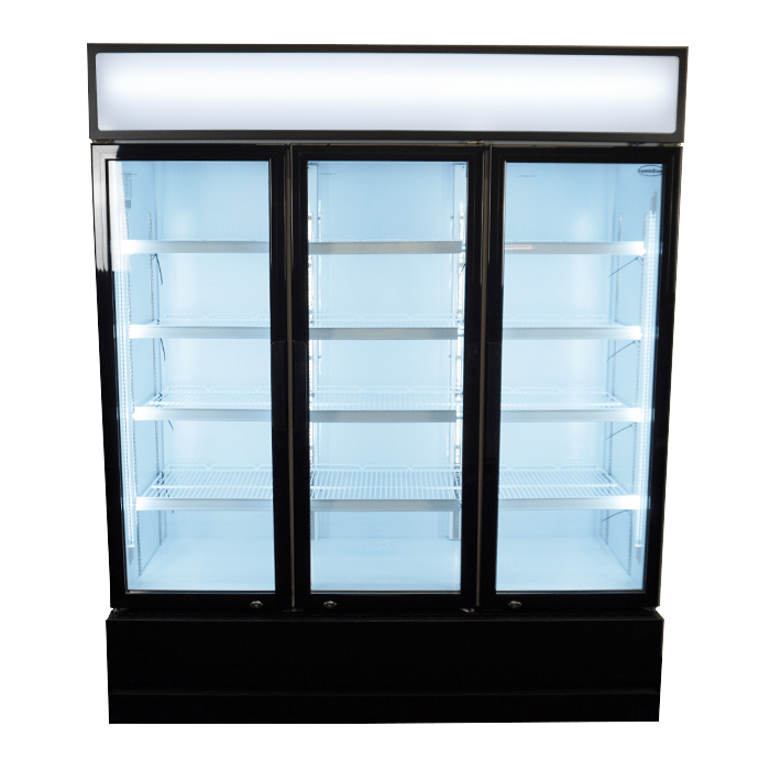 Kjøleskap 3 glassdører fcu-1200