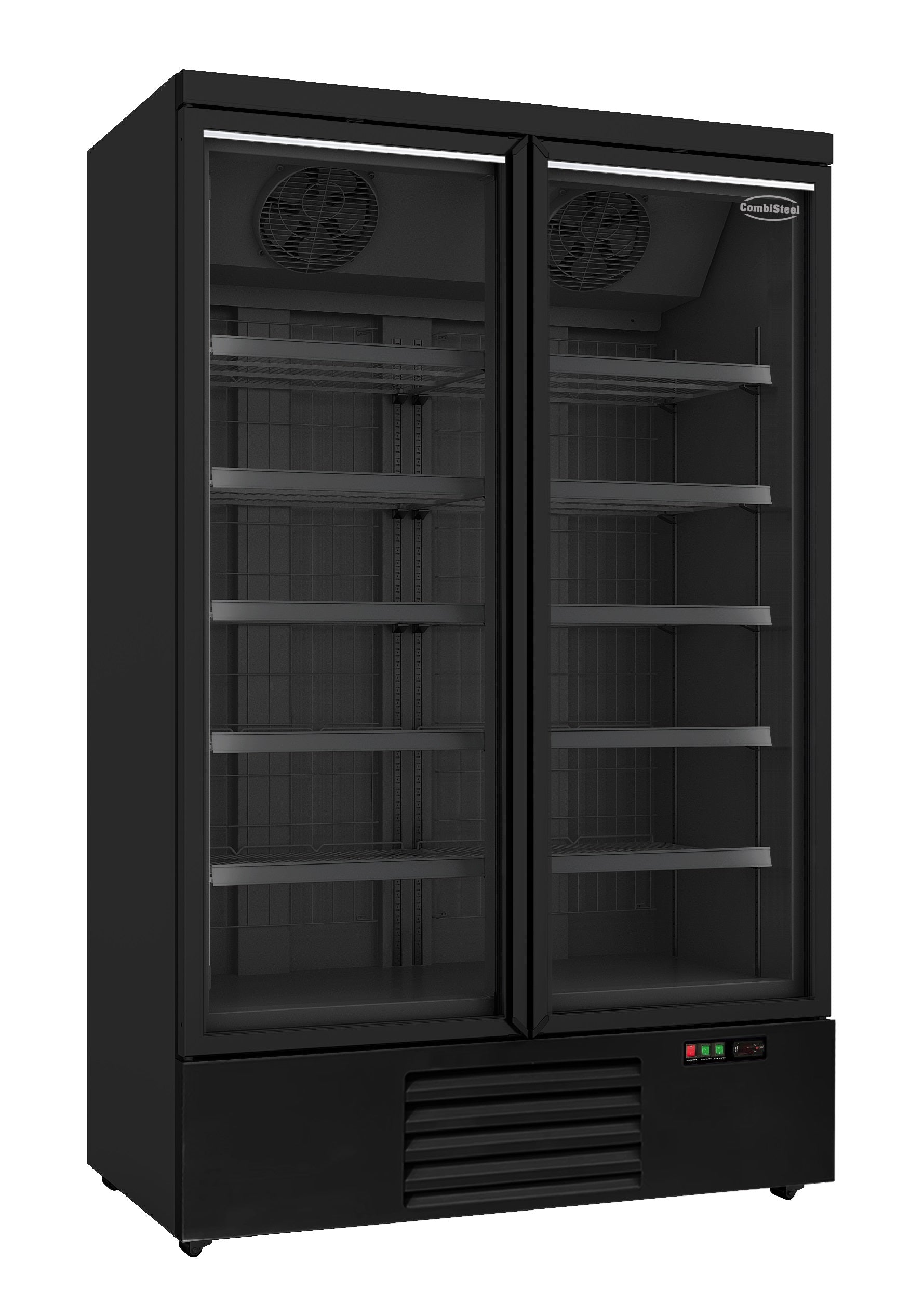 Fryseskap 2 glassdører sort jde-1000f bl