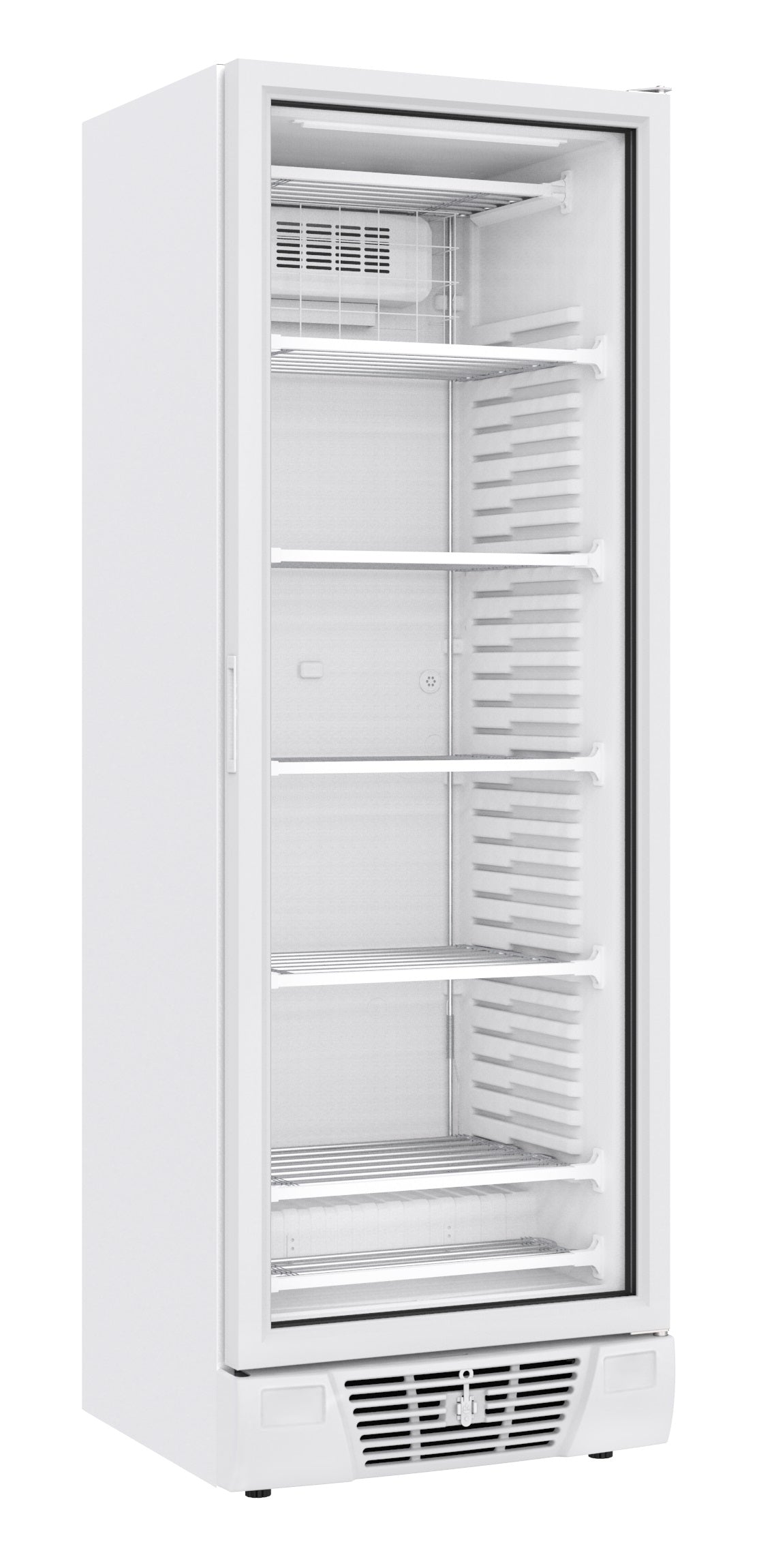 Fryseskap 1 glassdør 382L, 640x670x1875 mm