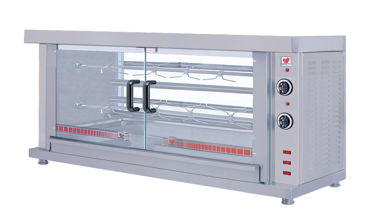 Kyllingrotisserier elektrisk 2 spyt