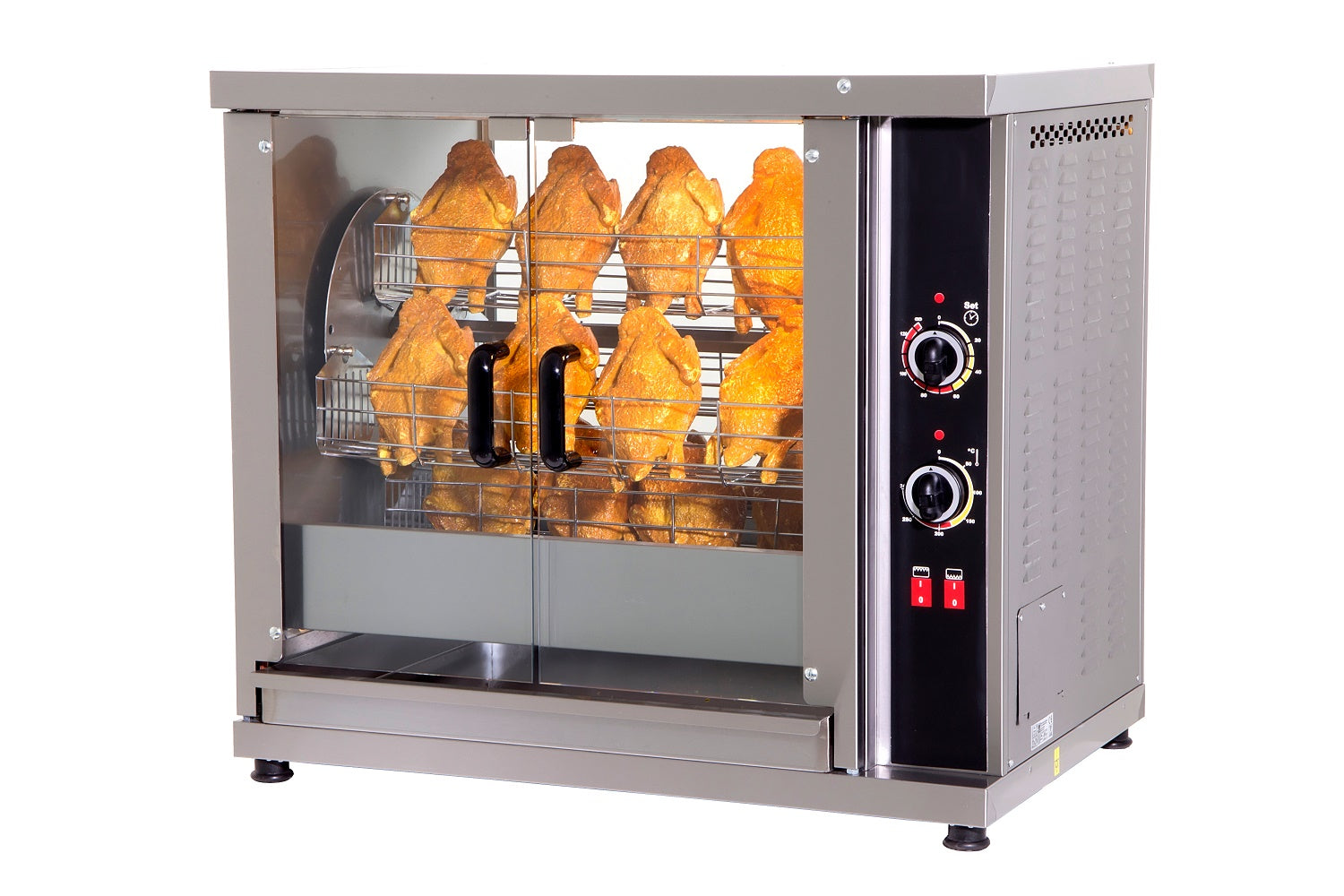 Kyllingrotisserier elektrisk 4 kurver