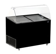 Iskremdisk Java 8x5L, sort, 1184x684x1229 mm